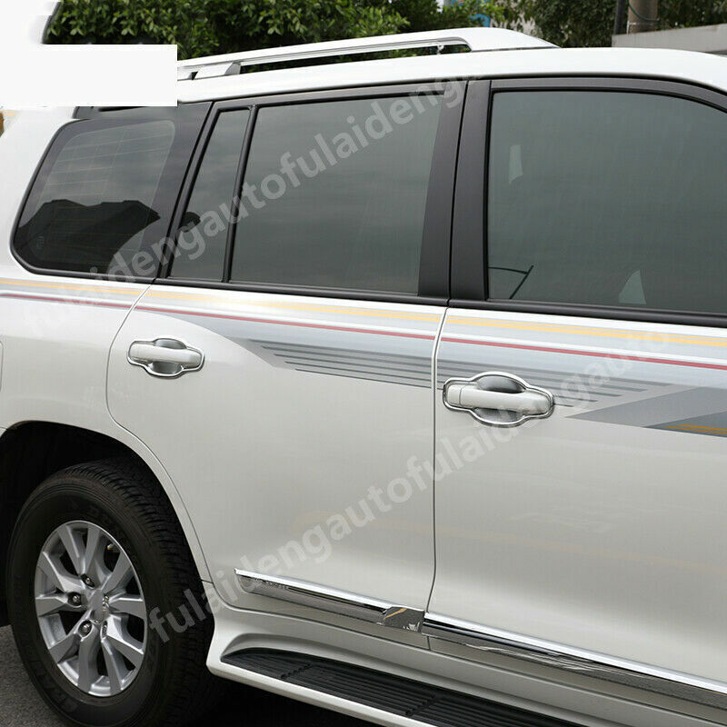 for Toyota for Land Cruiser 2016-2021 Chrome Exterior Door Handle Bowl Cover Trim