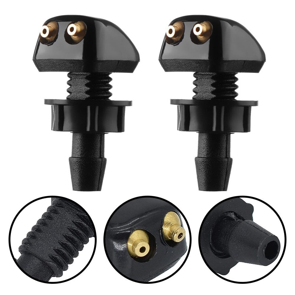 2¡Á Universal Dual Holes Auto Car Windshield Washer Nozzle Wiper Water Spray Jet