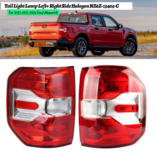 Pair Left Right Halogen Tail Light Brake Lamp For 22-2024 for Ford Maverick XL XLT