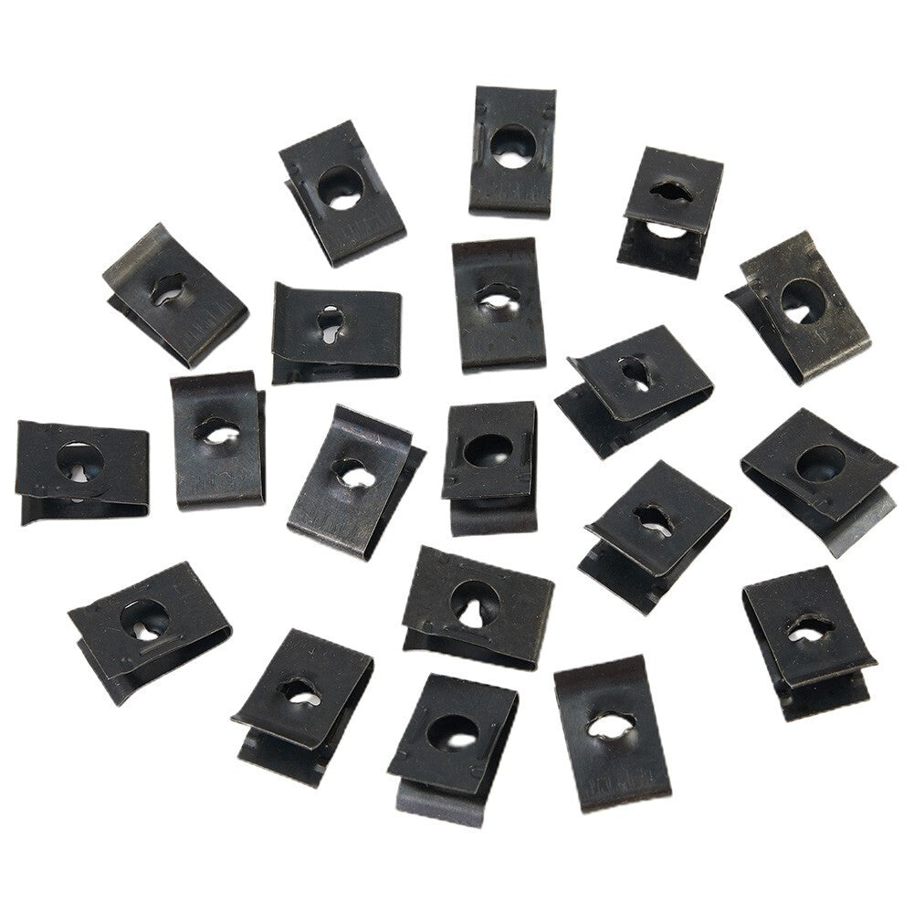 Panel Clips Trim Trucks U-Type 17mmx10.5mm Bumper Fender Fastener For Car