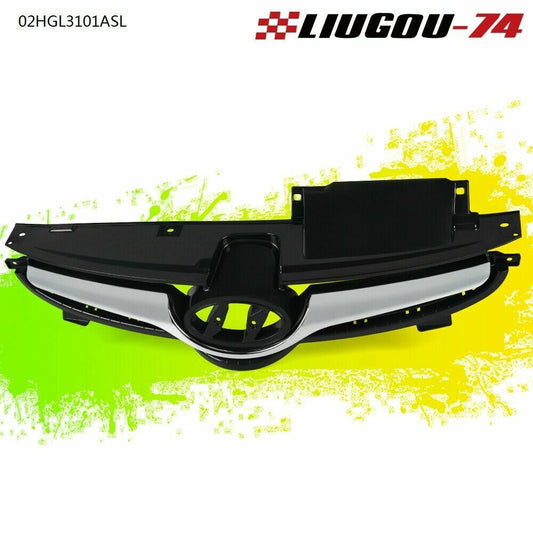 Black/chrome front bumper grille suitable for Hyundai for Elantra 2014, 2015, 2016- v