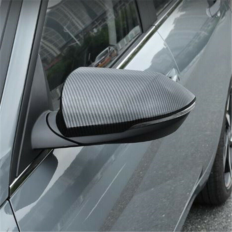 Carbon Fiber 2X Side Rearview Mirror Cover Trim for Hyundai for Elantra 2021 2022