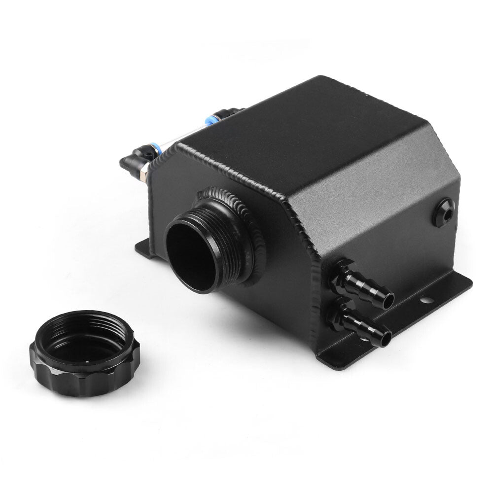 Universal Radiator Coolant Overflow Bottle Recovery Water Tank Reservoir Black