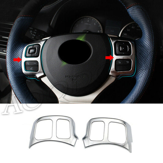 Matte Silver Steering Wheel Moulding Cover for LEXUS NX200T 300H 300 2015-2021