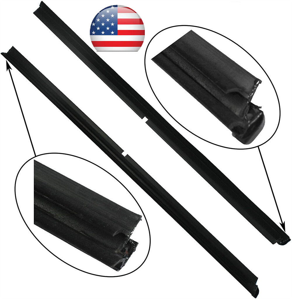 4x Outer Window Glass Seal Belt Trim Sealing Strip For 99-04 for Jeep for Grand Cherokee Q