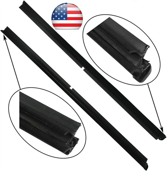 4x Outer Window Glass Seal Belt Trim Sealing Strip For 99-04 for Jeep for Grand Cherokee Q