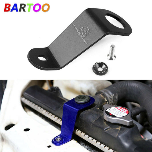 Black Billet Radiator Stay Mount Bracket for EG EH 92-97 Q