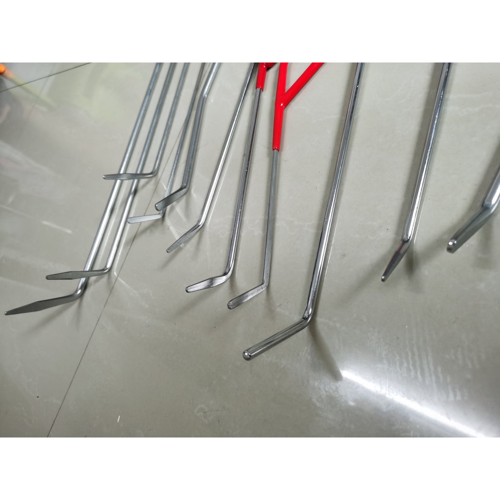 30pcs Auto Body Dent Puller Rods Length 30cm-95cm Car Dent Hail Repair Tools v