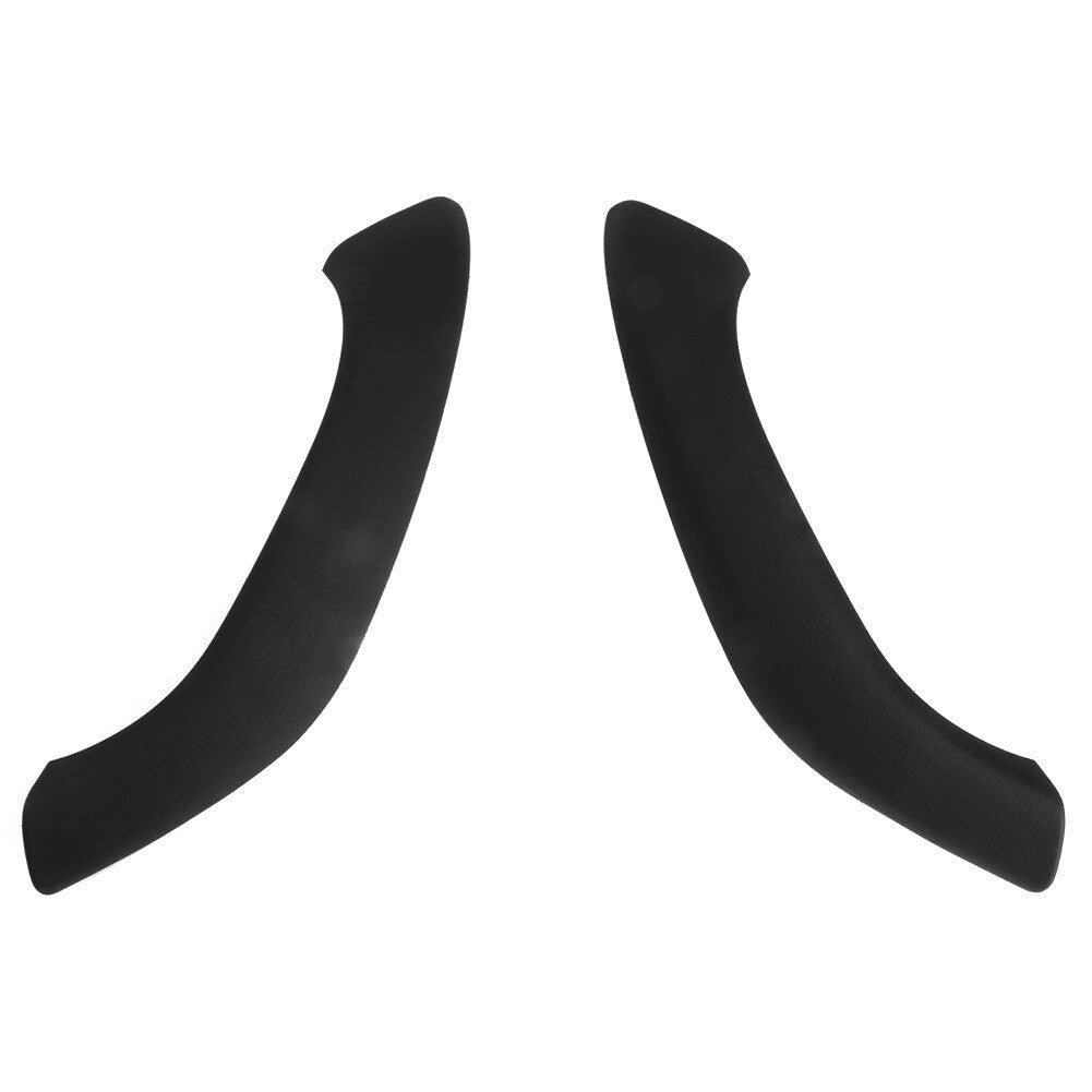 2X NEW Fits for BMW X1 X2 F48 F49 16-21 Black Inner Door Pull Handle Cover Trim