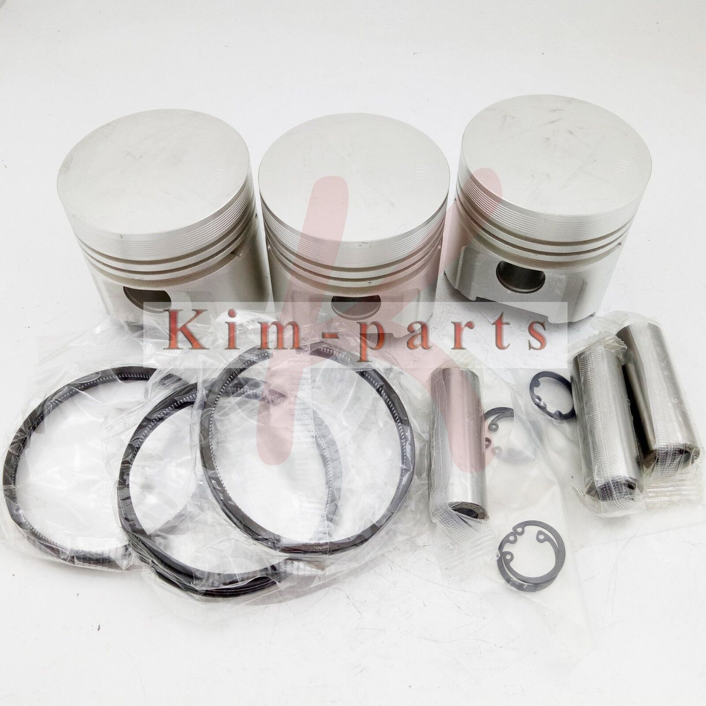 For D600 Engine New 3 Sets STD Piston Kit With Ring Set