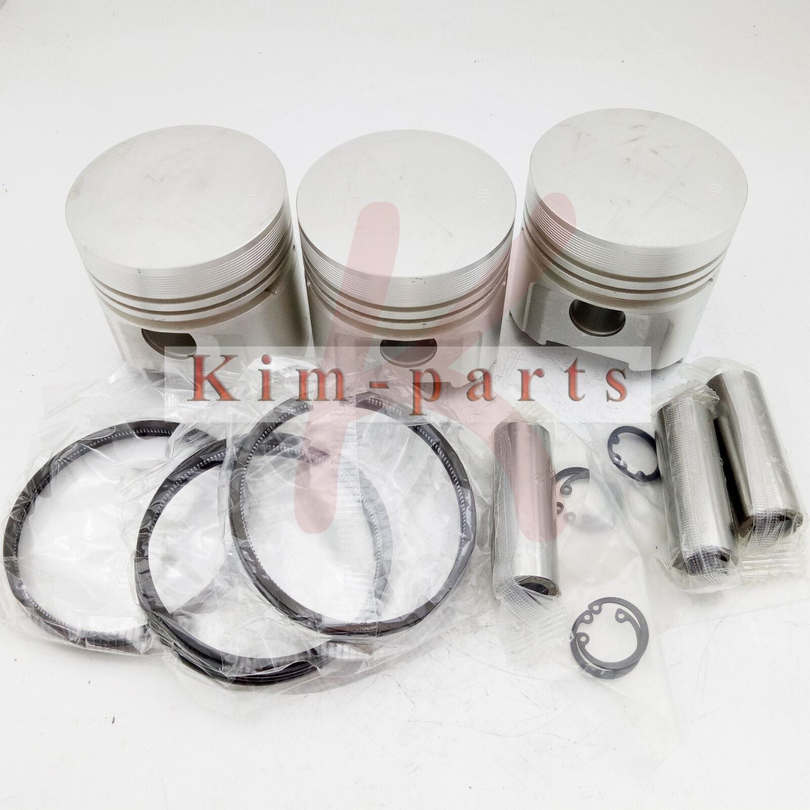For D600 Engine New 3 Sets STD Piston Kit With Ring Set