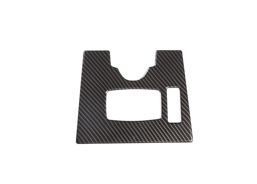 Carbon fiber center console mode switch panel trim cover for E-Class 14-15- n