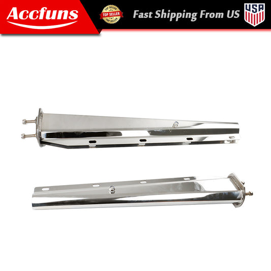 2.5-inch bolts for 30-inch tapered stainless steel straight fender hooks on semi-trucks. n