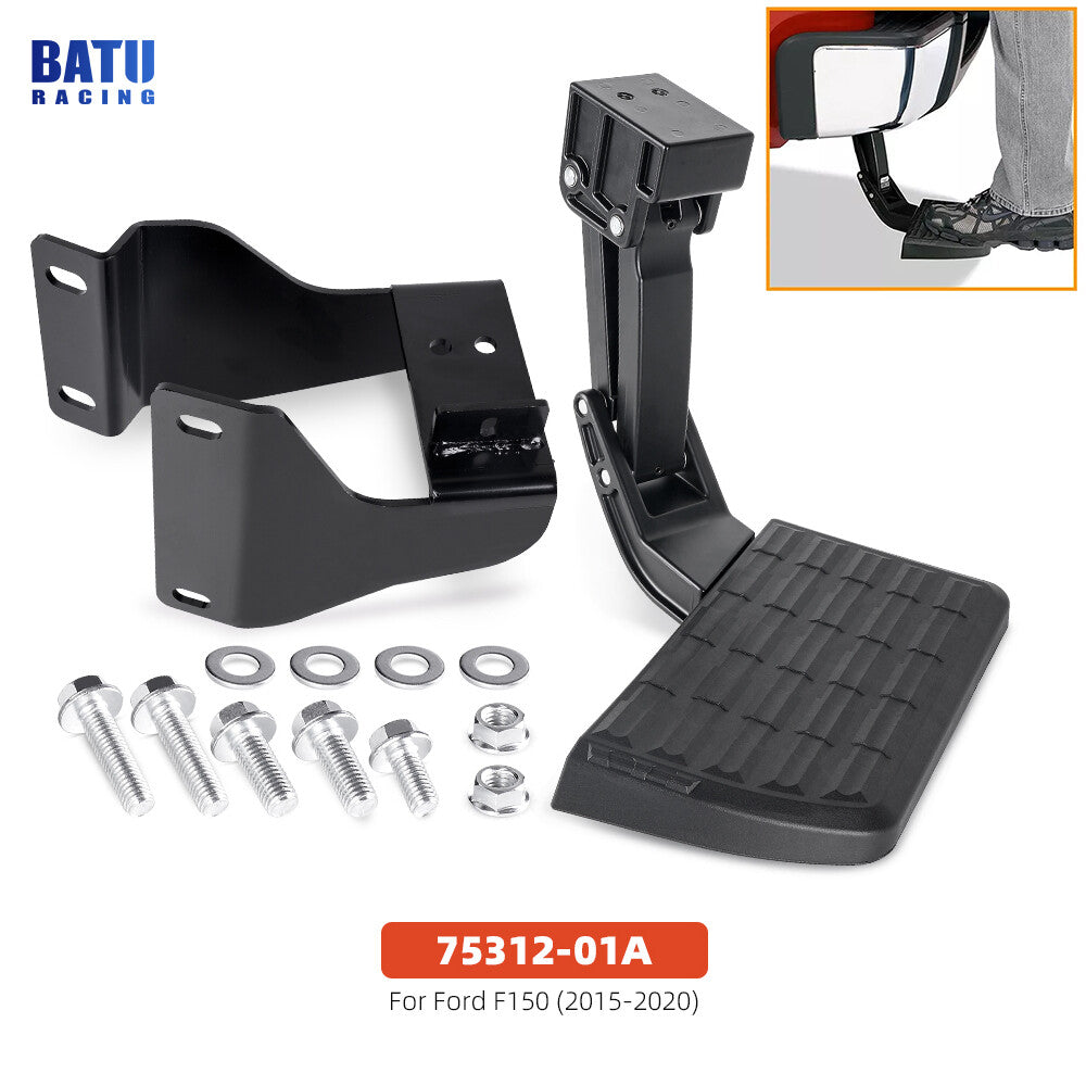 Rear Bed Step Retractable Bumper Truck Tailgate Step for Ford F150 F-150 15-20