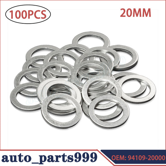 100-piece pack of 20mm oil drain cup cross gaskets for Honda / for ACURA 94109-20000 - new n