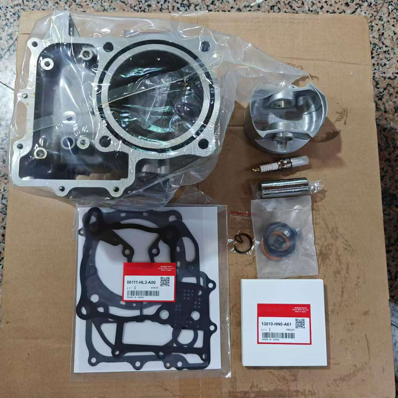 TOP END KIT W/ CYLINDER for HONDA 14-23 PIONEER SXS700 06-22 RINCON TRX680 Q