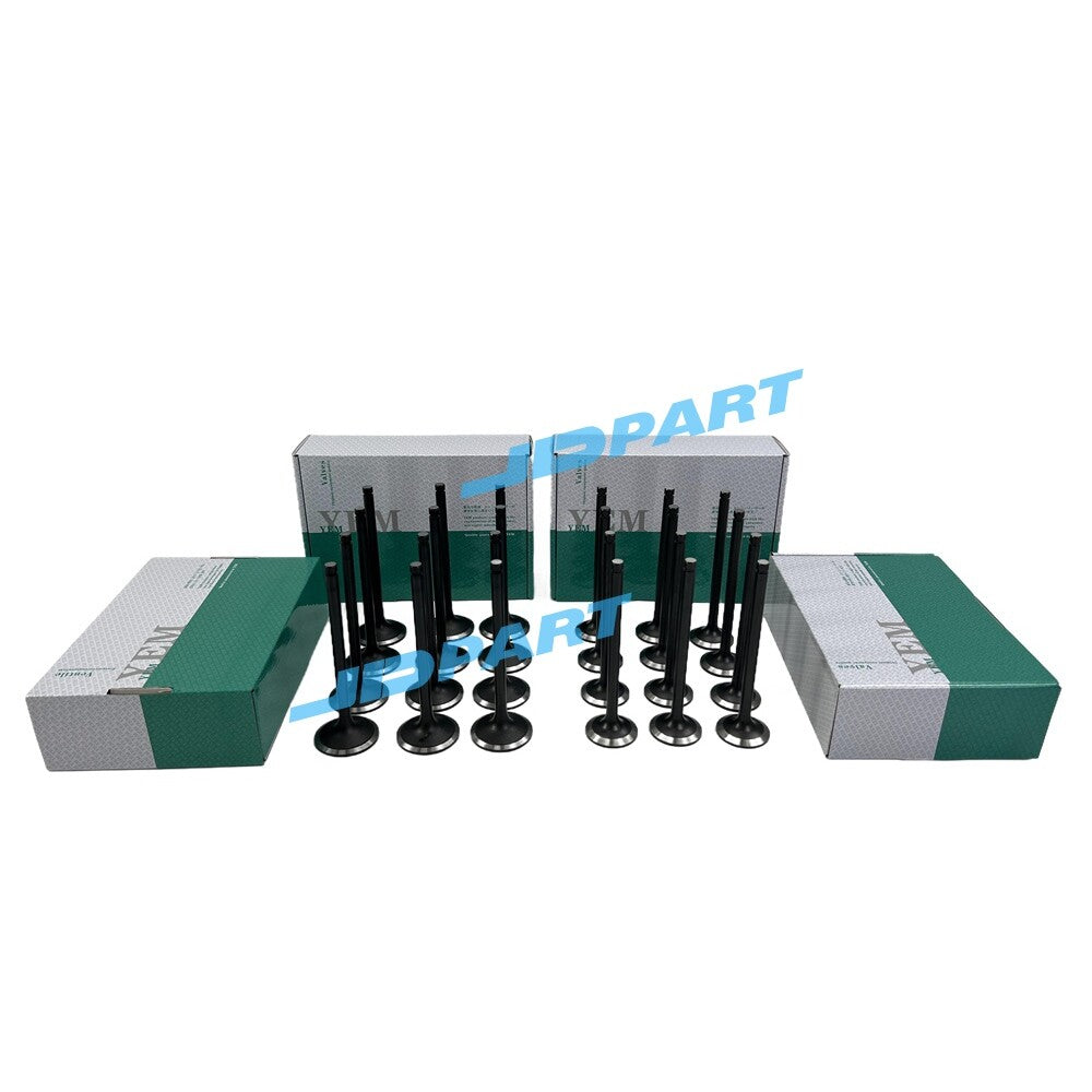 Premium 24-piece C-9 intake and exhaust valve set for Caterpillar engine parts -