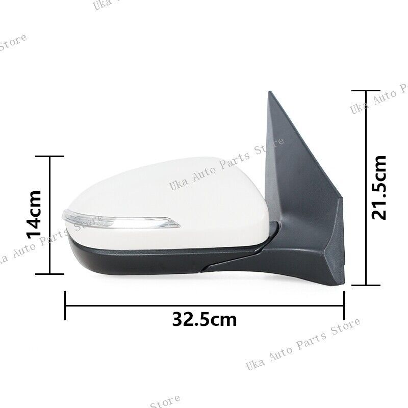 Door Rearview Mirror 5-Pin W/ Turn Signal Right for Hyundai I20 2016 2017