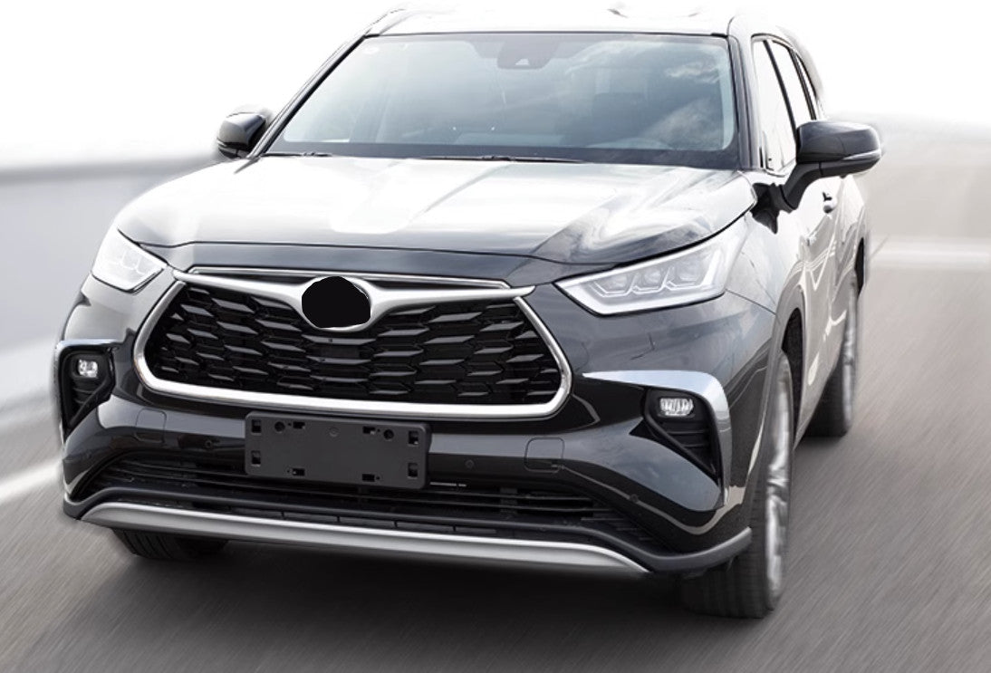 for Toyota Highlander 2020-2023 Silver ABS Front Bumper Lower Protector Strip 1x