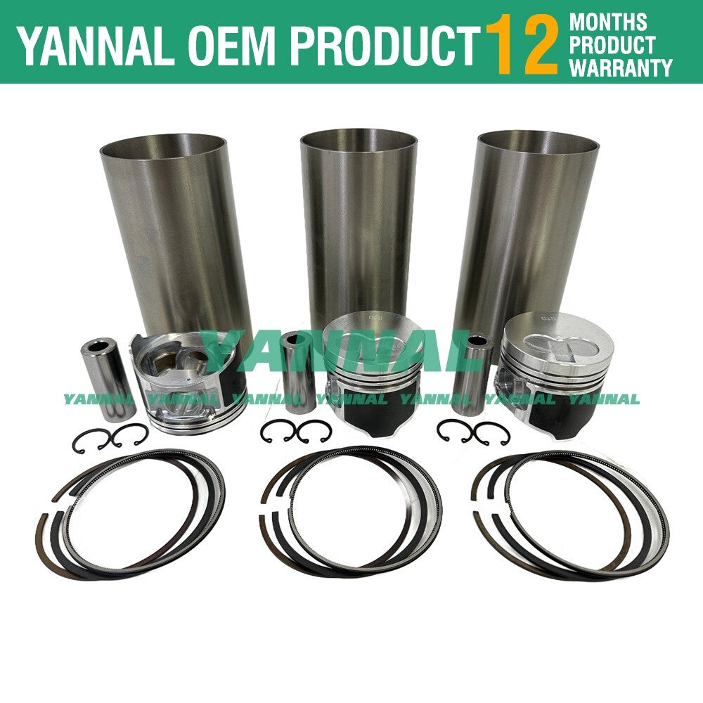3YM30 Overhaul and Rebuild Kit for Engine Marine Cylinder Liner Kit Pistons -