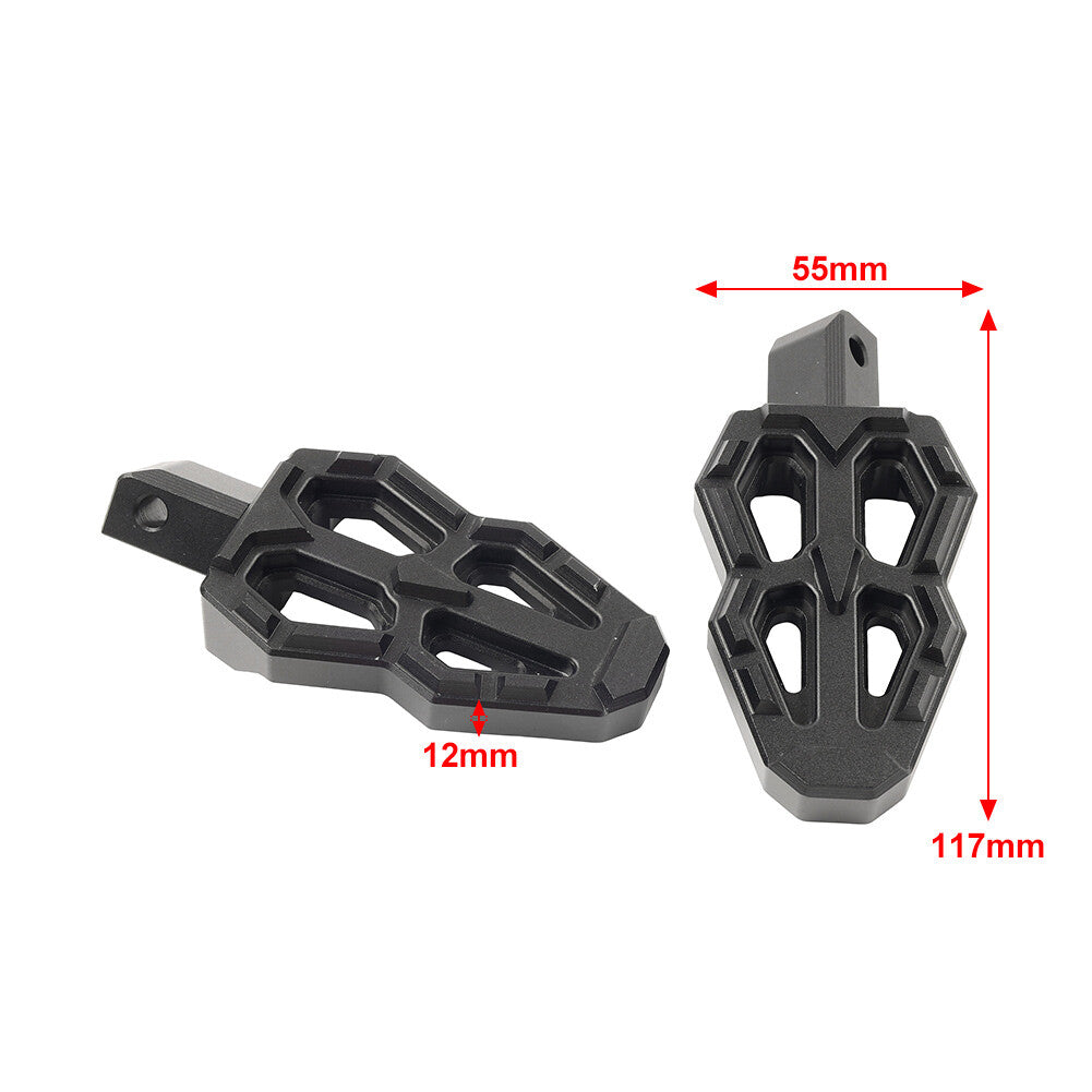 Rear Foot Pedal Rests Footpeg Black For Benelli TNT 600 300 302S QJMotor 350 400