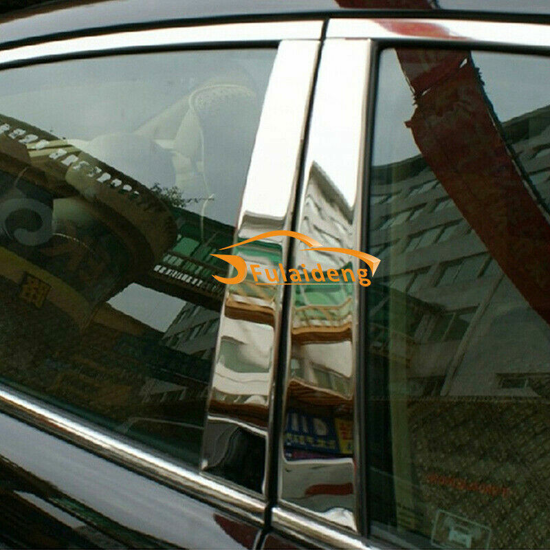 Chrome Pillar Posts for Toyota for Corolla 2014-2018 6pc Door Trim Mirror Cover Kit
