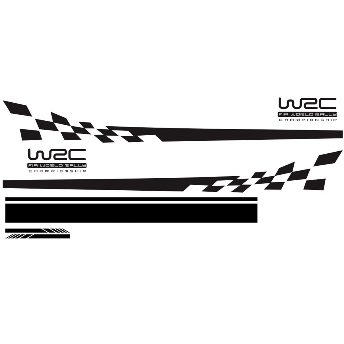Car Stickers DIY Full Body Vinyl Decals Side Stripe Long Waterproof Accessories