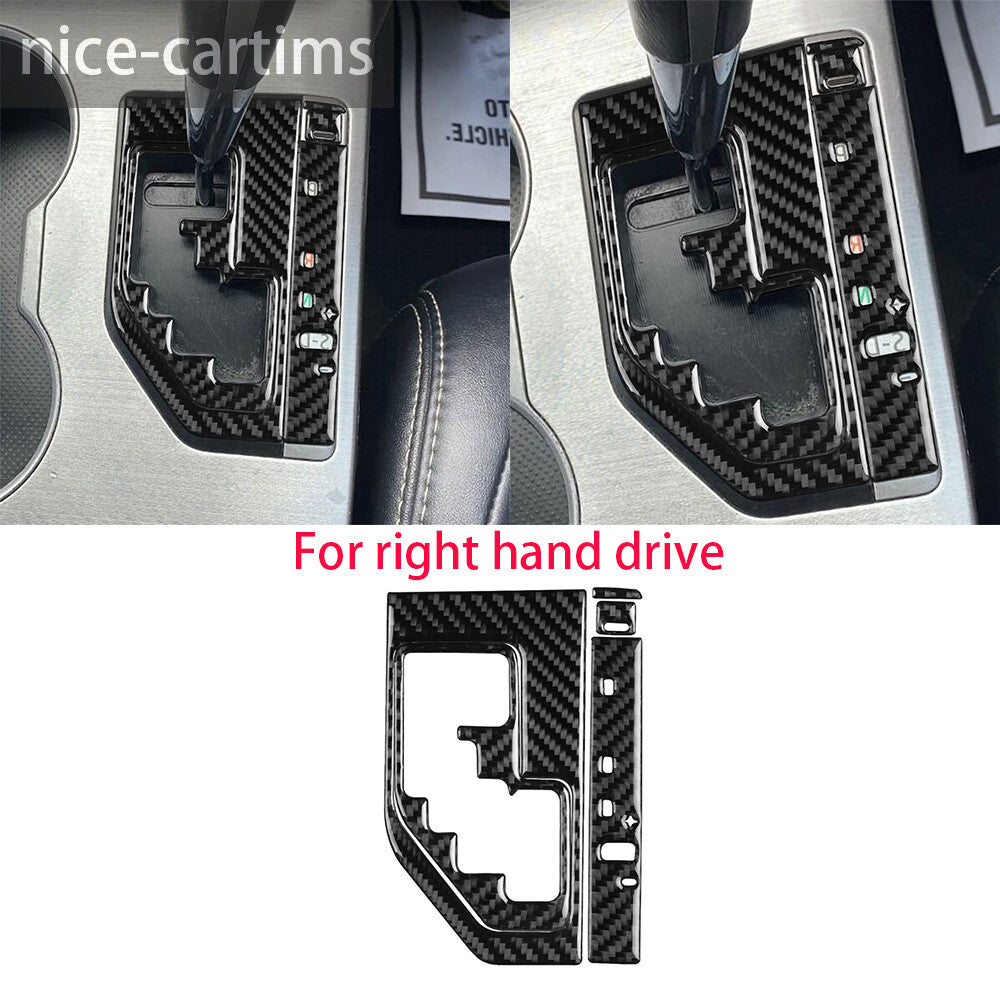 For Toyot@ for Camry 2012-14 RHD Gear Shift Indicator Box Frame Cover Carbon Fiber¡Á5