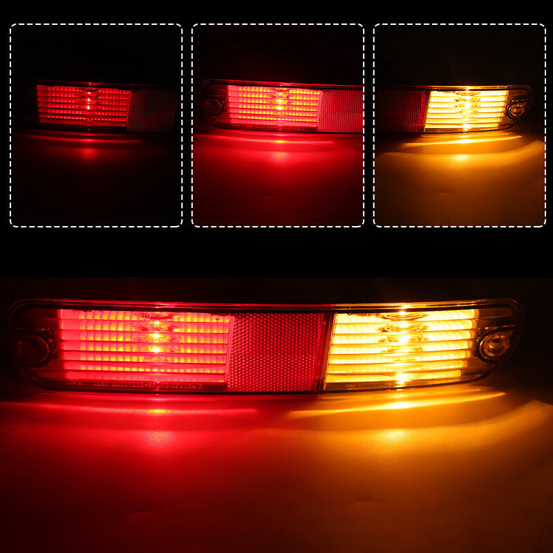2x Rear Bumper Fog Light Tail Lamp Refit for Mitsubishi Pajero Montero 2003-2006