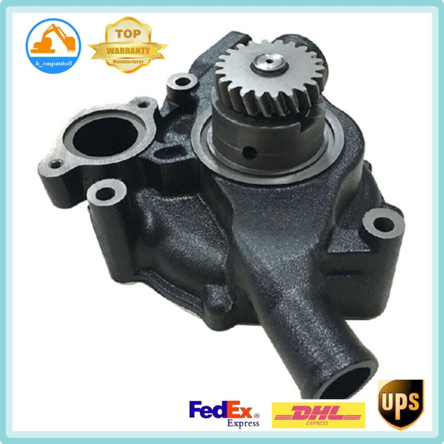 Water Pump Assembly for Hino EP100 Engine 16100-2833 161002833 DHL/UPS