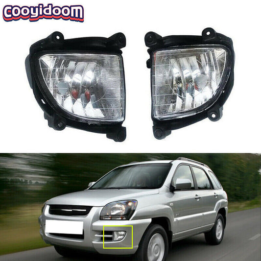 Front Bumper Fog Lamp Warning Light for Kia Sportage 2005-2007 2.0L 2.7L LHRH