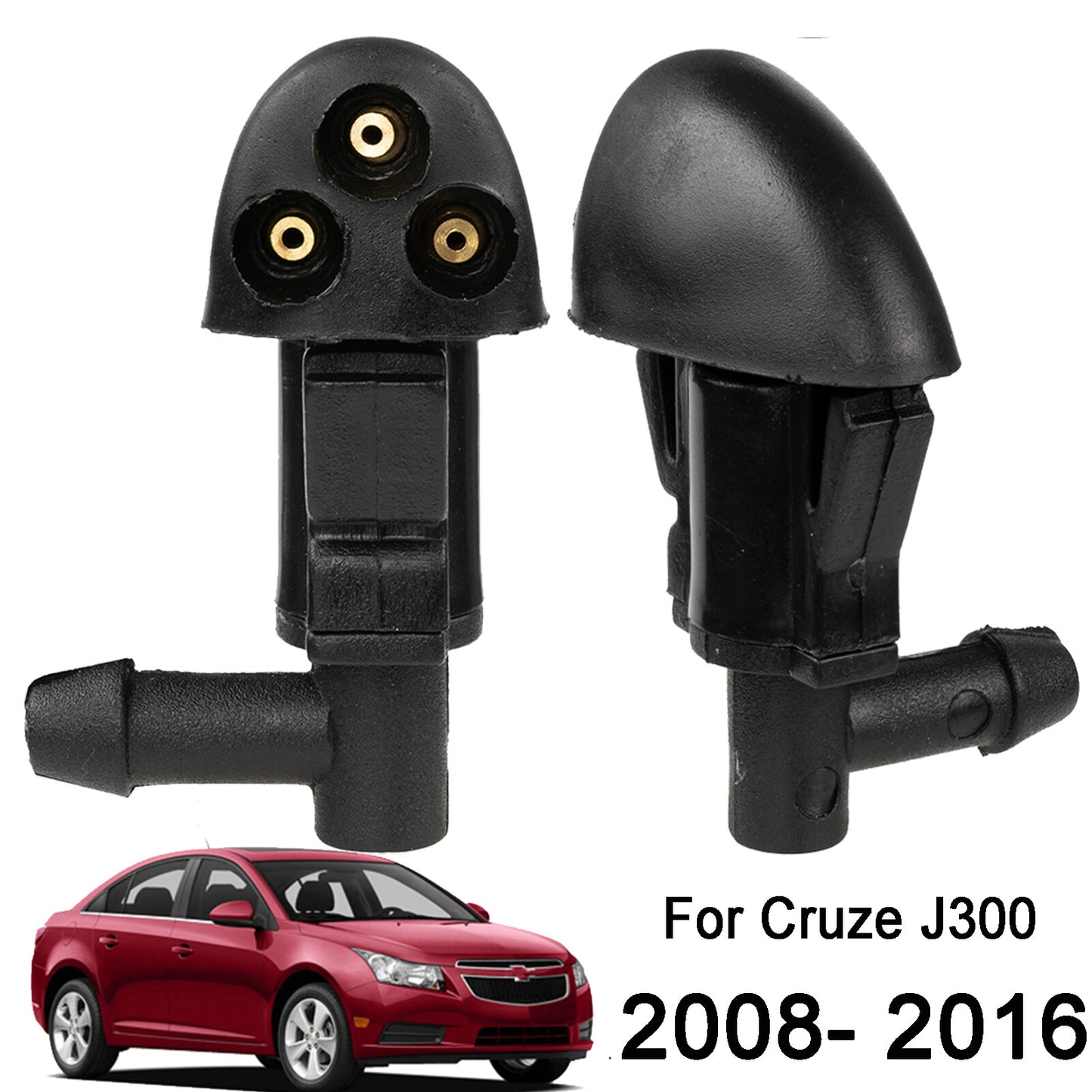 2Pcs/Set Nozzles for Chevrolet for Cruze 08-16 Front Windscreen Washer Jet Nozzle AU Q