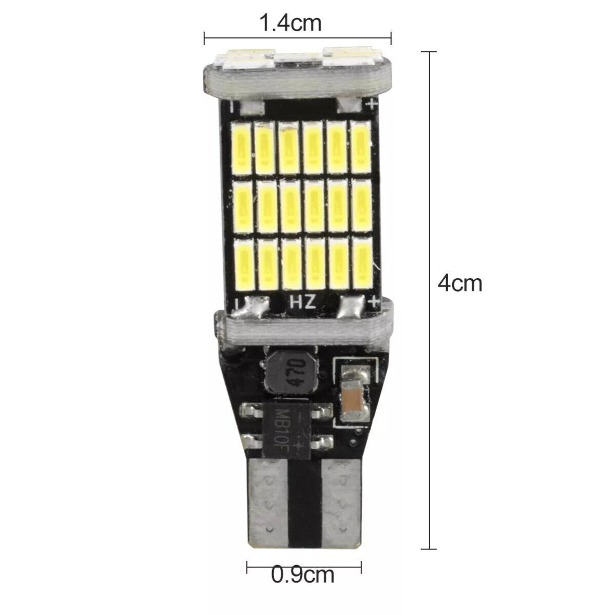 10PCS T15 921 912 Reverse Backup LED Light Bulbs W16W 916 6000K n