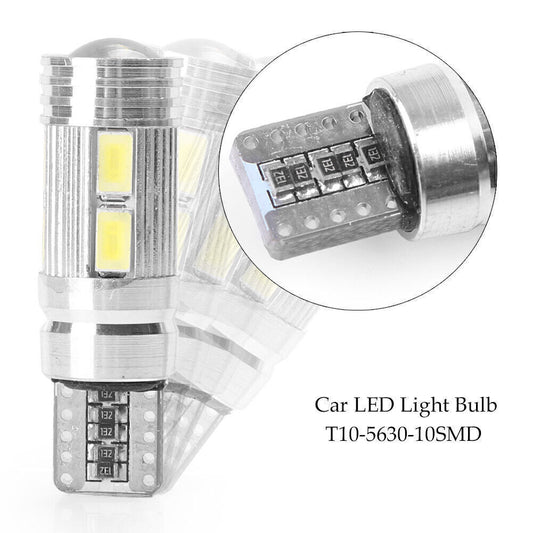 Car Canbus Error Free Wedge Light Bulb For 5630 SMDT10-5630-10SMD Lamp Auto