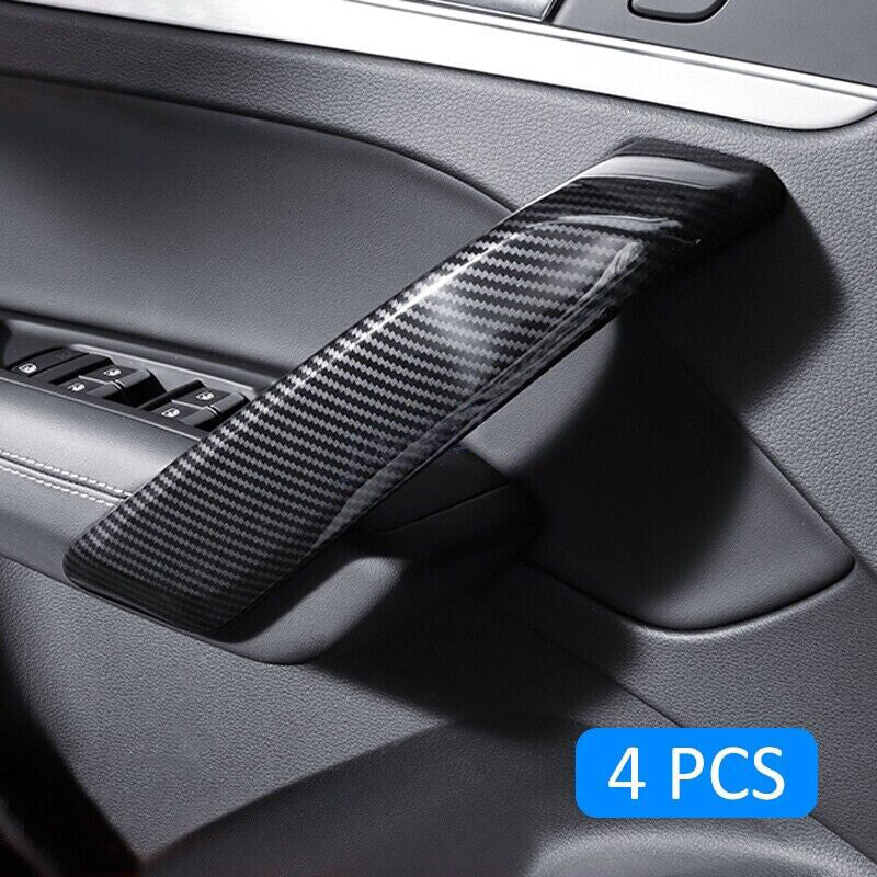 Carbon Fiber Interior Door Handle Cover Trim for 2018-2022 for Audi Q5 Sportback SQ5