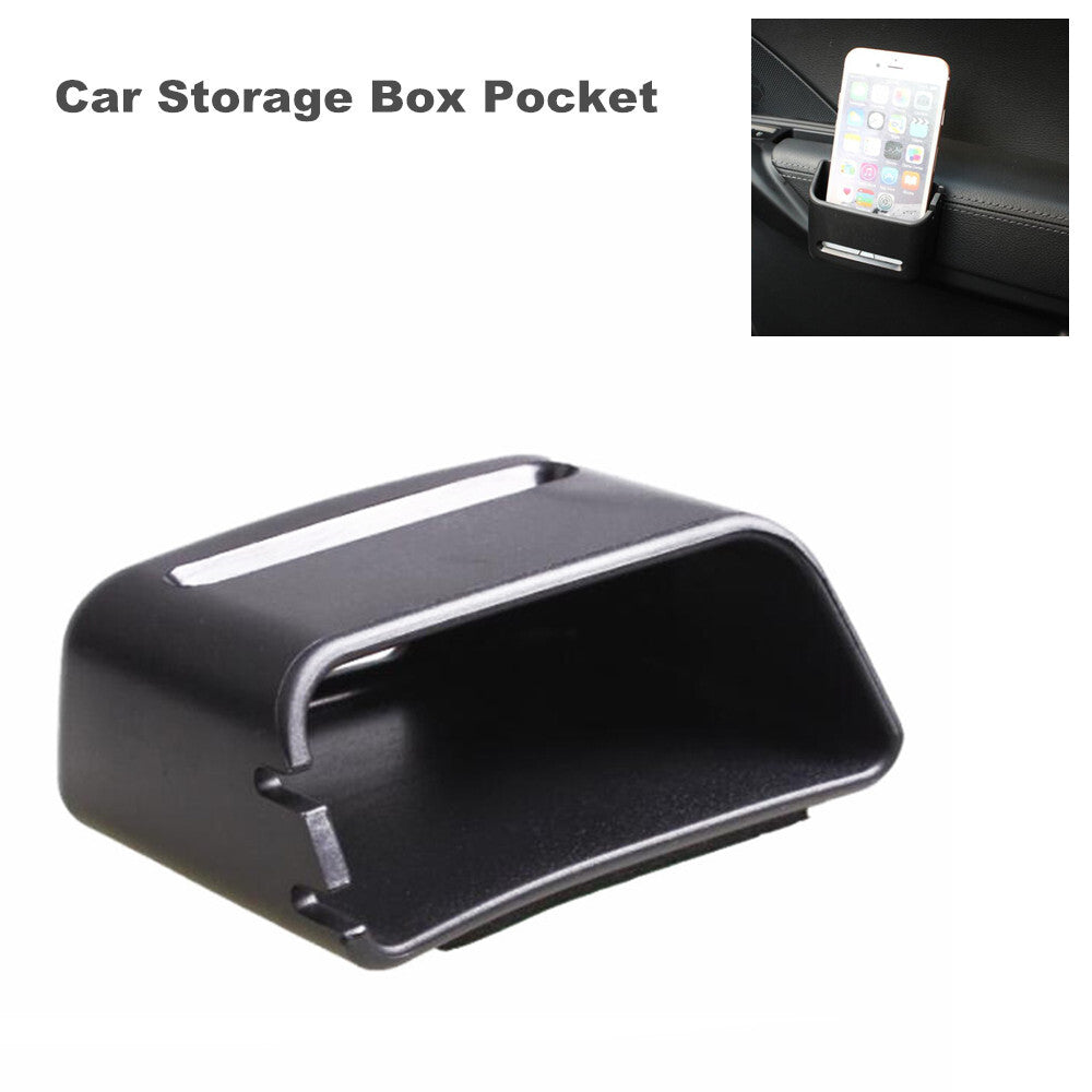 Car storage box pocket organizer phone charging case holder coin and key pouch - n