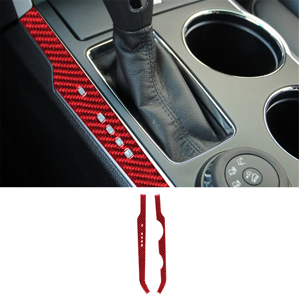 Carbon Fiber Center Air Vent Adjusts Frame Cover Trim for KIA Cadenza 2014-2016 v