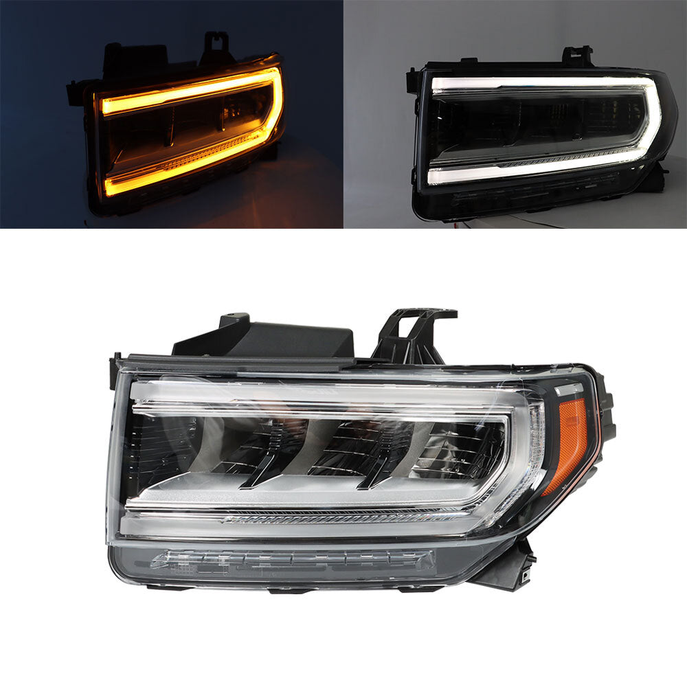 Chrome headlight driver LH side for 2020 - 2023 for GMC Acadia headlights with clear full LED - n