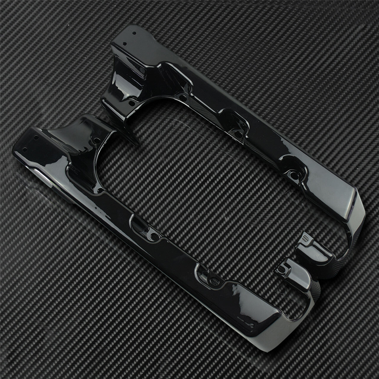4 Hard Stretched Saddle Bag Extensions Fit for Harley Touring Models 1994-2013