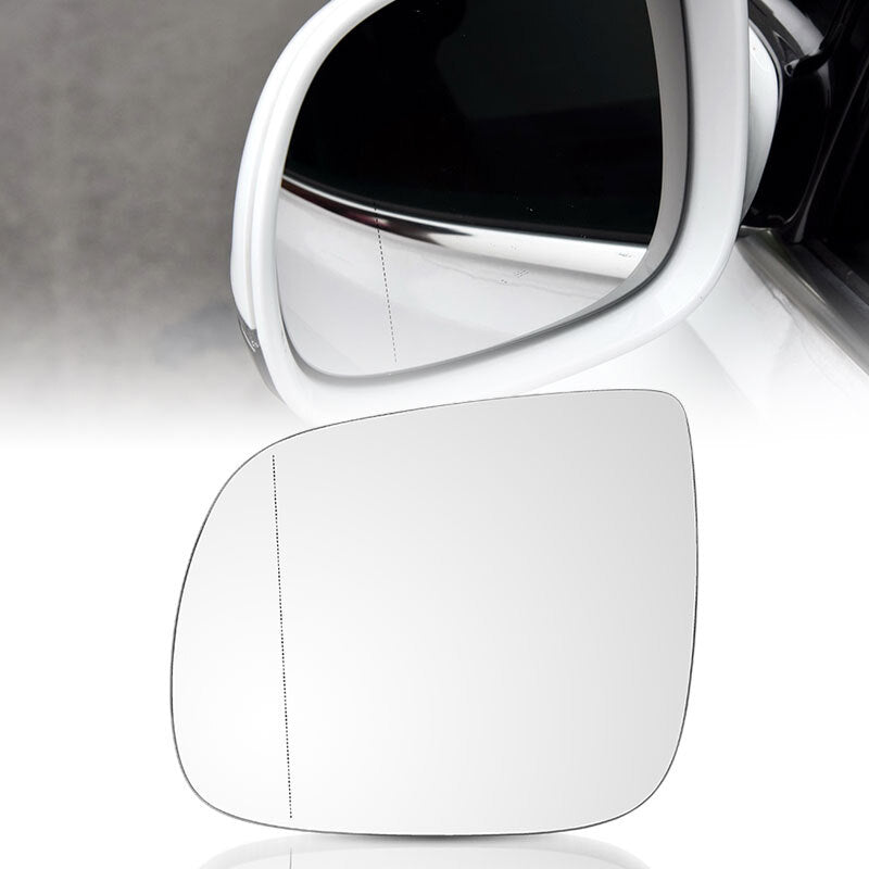 Left Driver Side Door Mirror Glass with Backing Heated fits for AUDI Q5 Q7 2009-2015
