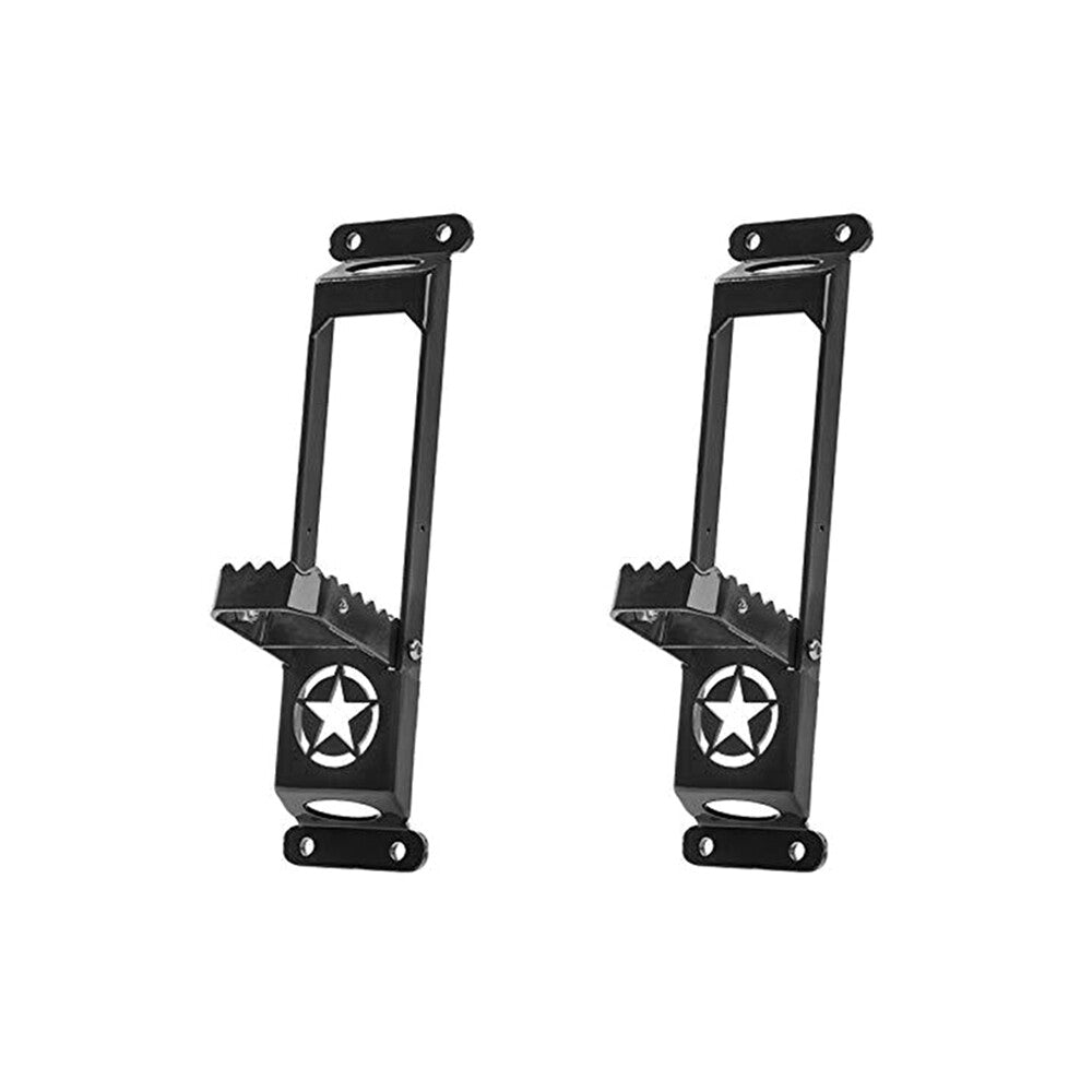 2pcs Door Hinge Side Step Foot Rest Pedal Peg Folding for 2018-2020 for Wrangler JL