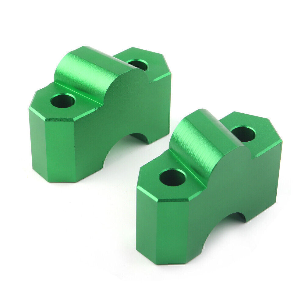 Motorcycle Handlebar Riser Clamp Fit for Kawasaki Z750 2004-2012 Z1000 03-2016 Green Q
