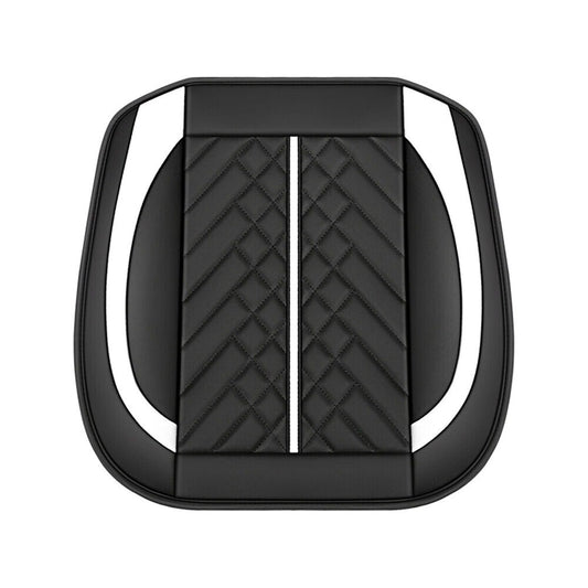 PU Leather Car Front Cover Cushion for Seat Protector Full Surround Black/White New n