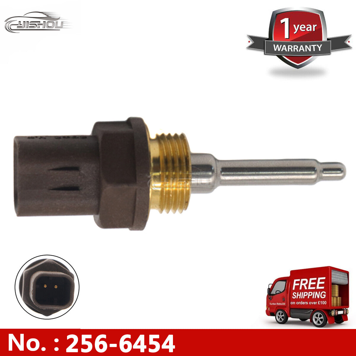 Temperature sensor switch temperature suitable for Caterpillar CAT C4 4 C7 C9 PERKINS 256-6454