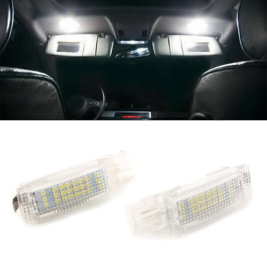 LED Light Auto Interior Visor Vanity Mirror Fit for VW for Golf for Jetta for Passat Car 2pcs