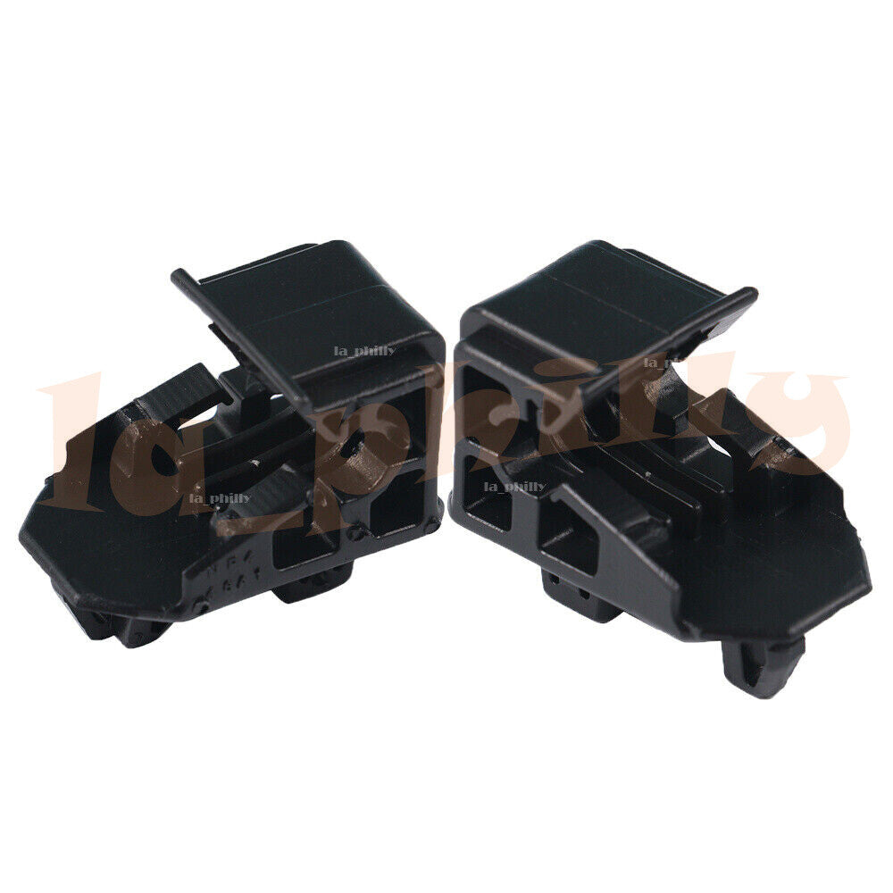 2Pcs Headlight Bracket Clips 53271-12060 for Toyota for Lexus for Corolla Tacoma Black