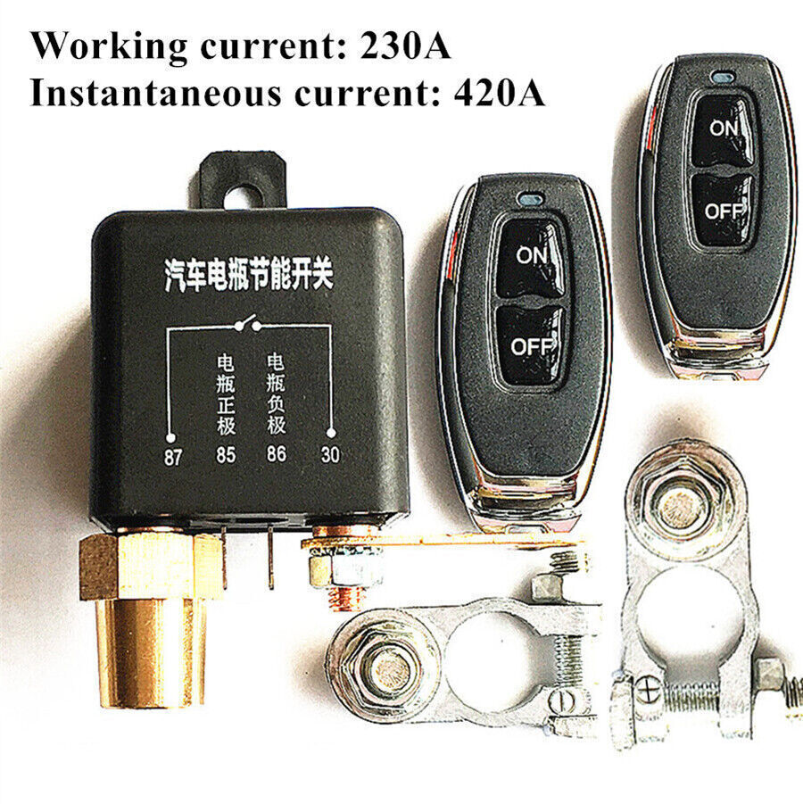Upgrade Positive And Negative Universal Car Battery Disconnect Isolator Switch Q