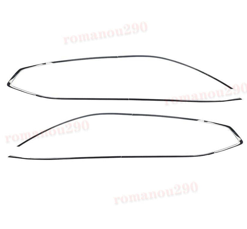 for Nissan Rogue 2014-2020 Steel Black Window Frame Strip Cover Trim Decoration