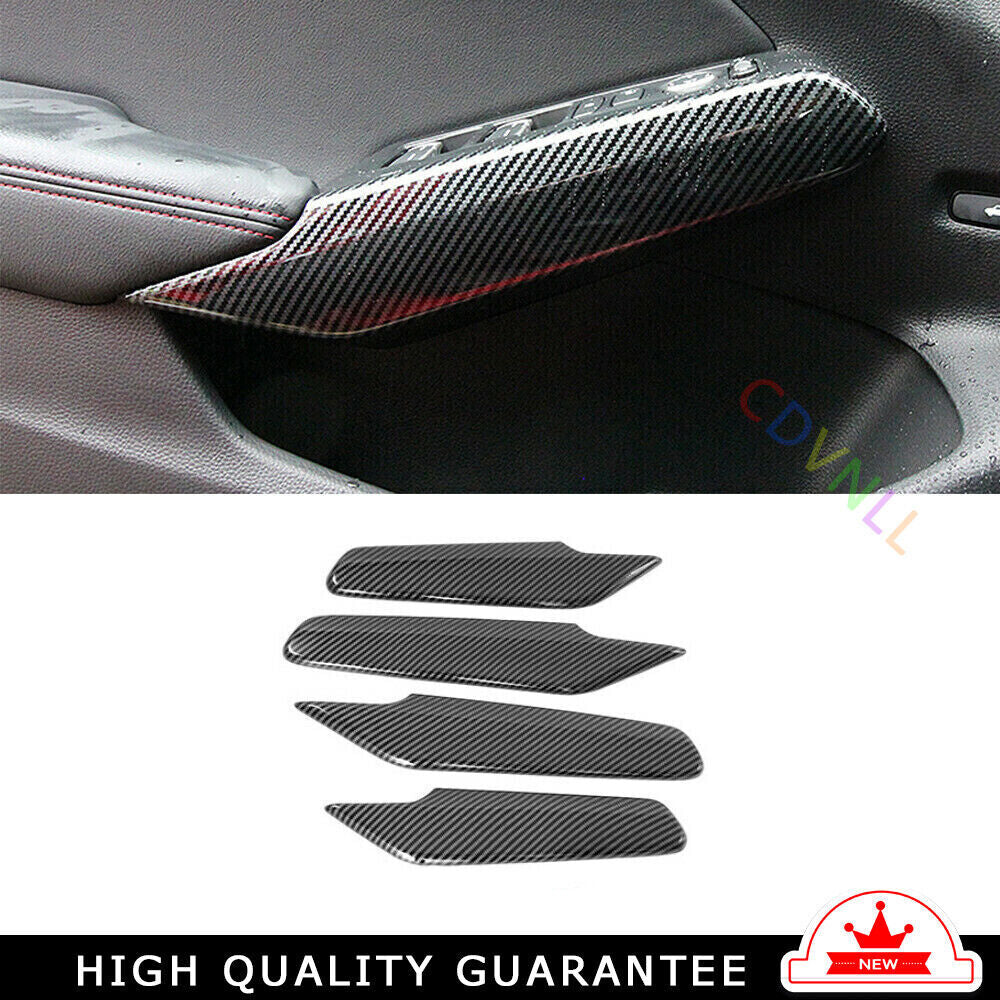 Side Door Scuff Plate Interior Cover for Honda for Civic 2022-2023 11th Carbon Fiber