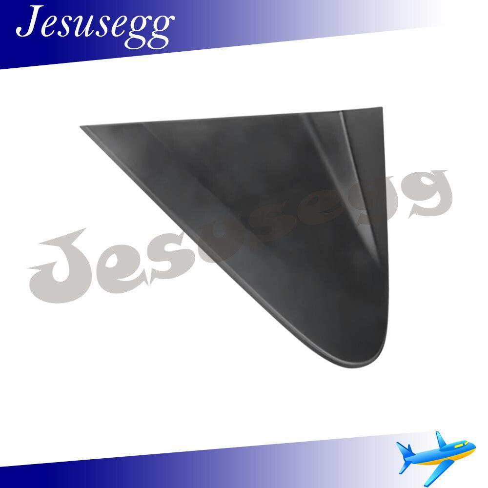 Front Door Garnish Window Glass Plate Cover Trim Black For 2009 -2014 for Honda CITY